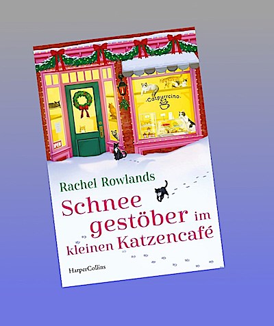 Schneegestöber im kleinen Katzencafé