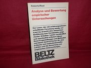 Analyse und Bewertung empirischer Untersuchungen